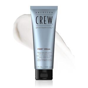 2 Pack American Crew Men's Fiber Cream, Like Hair Gel with Medium Hold & Natural